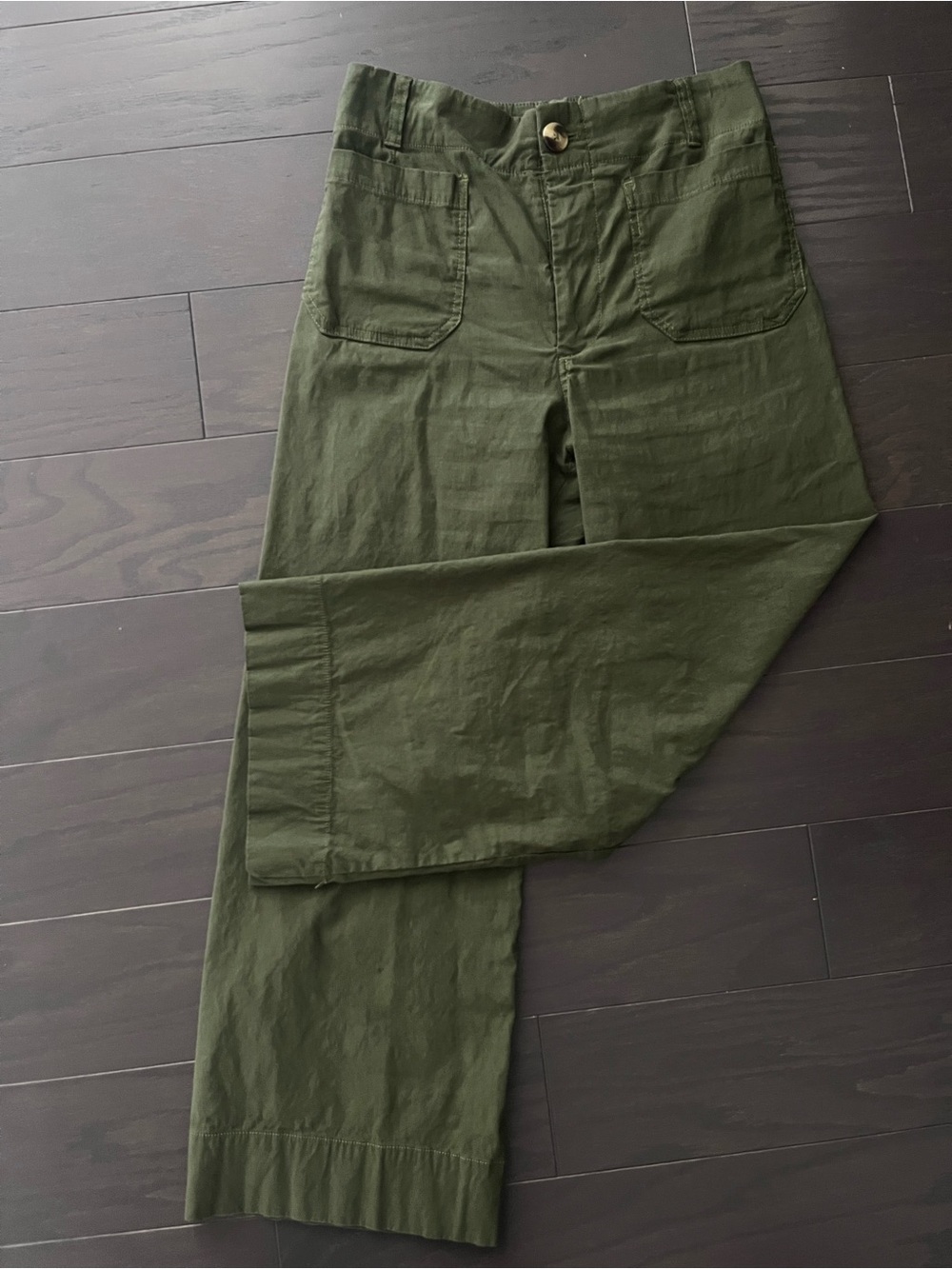 Anthropologie Collette Pant - army green